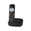Telefon stacjonarny Panasonic KX-TGU110FXB bezprzewodowy czarny