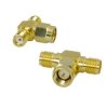 Rozgałęziacz antenowy RF wtyk RP-SMA - 2xgniazdo RP-SMA HQ 50Ω