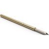 Standard test pin with probe, cone, Ø 0.53 mm, travel  2.54 mm, pitch 1.27 mm, L 16.5 mm, F11118S053R085