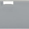 Separating plate, 2 mm, gray for terminal block, 2002-1493
