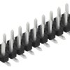 Pin header, 20 pole, pitch 2.54 mm, angled, black, 10059212