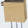 Potencjometr dostrojczy 100kΩ THT 0.5W 19 (elektryczny), 22 (mechaniczny) -zwoje Regulacja boczna 2,2 mm