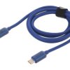 Kabel USB 2.0 USB C wtyk z obu stron 1,2m niebieski 100W CAJY000603