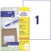 Avery-Zweckform 6119 Universal Labels 210x297mm Permanent White 30 Labels/Pack