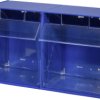 Allit 464400 Magazynek z otwieranymi pudłami VarioPlus ProFlip 2 (S x W x G) 600 x 350 x 310 mm niebieski, przeźroczysty