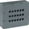 Obudowa kasety sterowniczej ABB 18-otworowa Szary Modular Metal