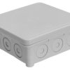 Puszka natynkowa, materiał-polietylen, kolor RAL7035, IP54, 380V, 12 wyjść K80/T