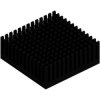 IC heatsink, (L x W x H) 43.1 x 43.1 x 16.51 mm, 8.6 K/W, black anodized, ICK PGA 17X17