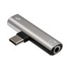 Adapter Akyga USB typ C / USB typ C (f) / Jack 3.5 mm DAC