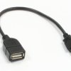 Kabel USB gniazdo A / micro USB 0.1m OTG