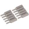 Draper 64024 3mm 1/4" Hex Plain Slot Insert Bit 25mm Long x 10