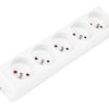 GAC250PL-5XGB Gniazda 250V listwa zasilająca 5 gniazd - standard PL - 3 biegunowy, biały 16A