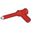 Stäubli 669509-22 XMA-7L safety test probe 4mm CAT IV 1000V red magnetic tip