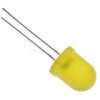 LED 10mm Yellow (diffused) 5mcd, 50°