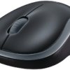 Myszka bezprzewodowa, Optyczna, 3-przyciskowa, kolor: Czarny/szary, Bezprzewodowy, Logitech, Mysz bezprzewodowa M185