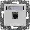 VENA Gniazdo komputerowe pojedyncze nieekranowane RJ45 biały 510461