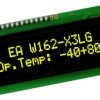 Moduł OLED Display Elektronik EAW162-X3LG żółty czarny (S x W x G) 80 x 36 x 10.00 mm
