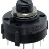 C & K Switches A205S1MNCQ Rotary Switch A Series Przełącznik obrotowy 125 V/AC, 125 V/DC 2.5 A Pozycje przełączenia 5 1