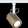 94916 URail rail spotlight Luxe, GU10, max. 10 W, dimmable, white/gold