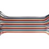 Kable do płytek stykowych, męsko-żeńskie 40szt, dł.20cm złocone multikolor