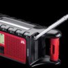 C1663 FM-windup radio, with rechargeable battery and solar panel