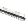 Listwa kołkowa goldpin 1x40 pin, raster 2,54 mm, kątowa, niska