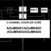 Quad-Channel, 2.5 kV Isolators with Integrated DC-to-DC Converter (3/1 channel directionality)