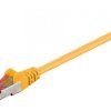 Kabel Patchcord CAT 6 S/FTP PIMF RJ45/RJ45 0.25m żółty