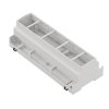 Obudowa modułowa na szynę DIN ZD1012J, 89,8 × 213,8 × 65,2 mm, ABS, szara, Kradex