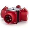 Rozgałęźnik potrójny siłowy przenośny IP44 16A 5P 400V P030W