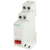 Siemens 5TE5800 indicator light grey 6mm² DIN rail 230V red LED light