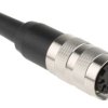 Gniazdo Din Amphenol Industrial 7-pinowe, seria C 091 A Kabel Prosty M16 100V 7 DIN 45329 4A IP40 Żeńskie