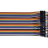 ZESTAW 40 SZTUK KABLI DO PŁYTEK STYKOWYCH 30CM - PIN NA PIN (PLKAB-30MM)