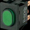 01670.5202-00 Illuminated push-button ON-OFF, DPST, 250 V AC/16 A, green