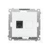 Simon 55 Gniazdo telefoniczne pojedyncze RJ12 (moduł) Biały mat TF1.01/111