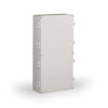 Obudowa naścienna Cubo W 300x600x132mm z zawiasami i zatrzaskami pokrywa szara IP67 PC WPCP306013G