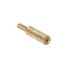GNIAZDO JACK 3,5mm STEREO GOLD - ZŁOTE NA KABEL