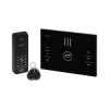 Domofon 1-LOK. ORNO-SANDI bezsłuchawkowy biały 2-przewodowy z SZYFRATOREM czarny / OR-DOM-BA-933/B