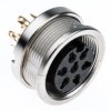 Gniazdo Din 7 -pinowe Żeński Montaż na panelu M16 250 V AC