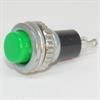 Przełącznik okrągły PBS-18B/G zielony zwierny