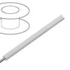 Przewód Hookup Wire D: 24Awg Drut Cu Pvc Biały 300V 30,5M 3050/1 Wh005