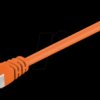 95506 Cat.6 S/FTP PiMF patch cable, CCA, orange, 3,0 m