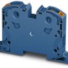 High current terminal, plug-in connection, 2.5-35 mm², 1 pole, 125 A, 8 kV, blue, 3212079