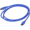 Akyga AK-USB-14 USB cable USB-A to USB-A 1.80 m Blue