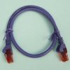 U/UTP 6e 0,50mb FIOLETOWY CCA PATCHCORD