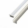 Profil aluminiowy do taśm LED 2000 mm prosty wpuszczany biały z kloszem mlecznym 478627 LED LINE