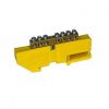 Listwa zerowa zaciskowa mocowana na szynę LZ07 żółta 7‑torowa