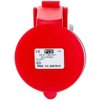 Gniazdo przenośne 32A 4P 400V czerwone IP44 TURBO SHARK 224-6TT