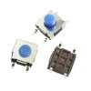 6x6x3.5 mm 4-pin Waterproof Silica Gel SMD Button TACT Switch - 10 pcs