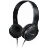 Słuchawki Panasonic RP-HF100ME-K Nauszne, Czarne, Jack 3,5